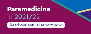 Paramedicine in 2021/22: Read our annual report now